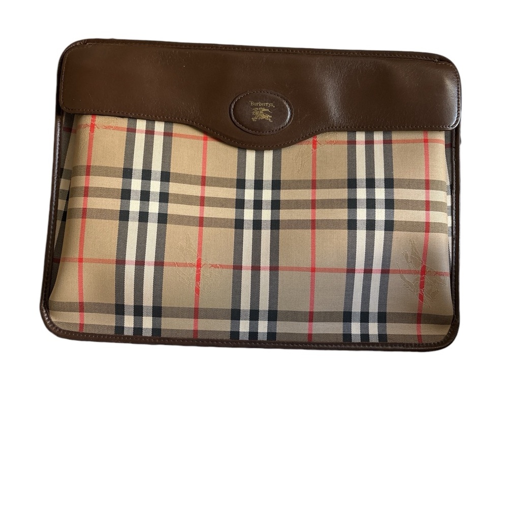 Burberry clutch business bag